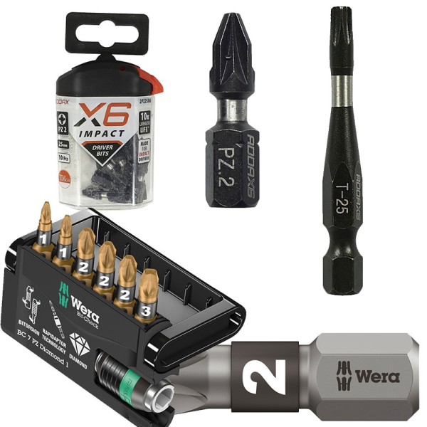 Screwdriver Bits & Holders - Milwaukee SHOCKWAVE