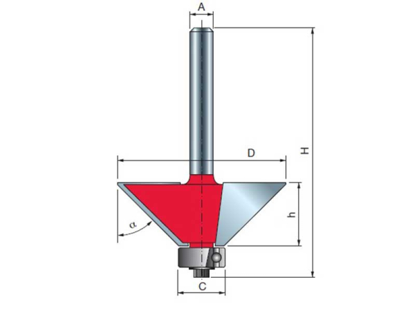 Freud Chamfer Bits (Core Range)