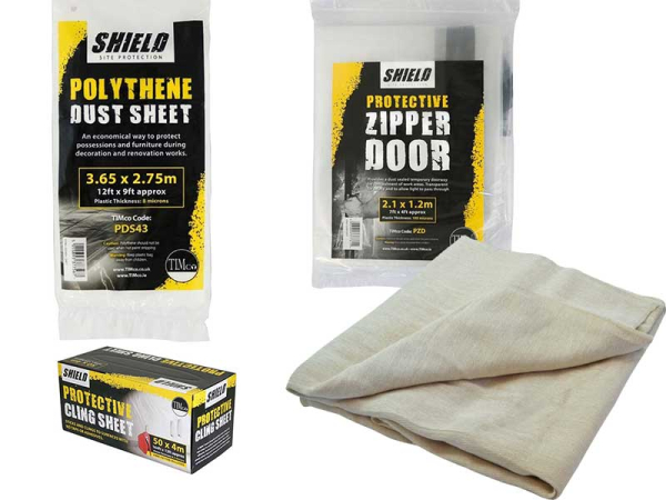 Dust Sheets & Door Zipper